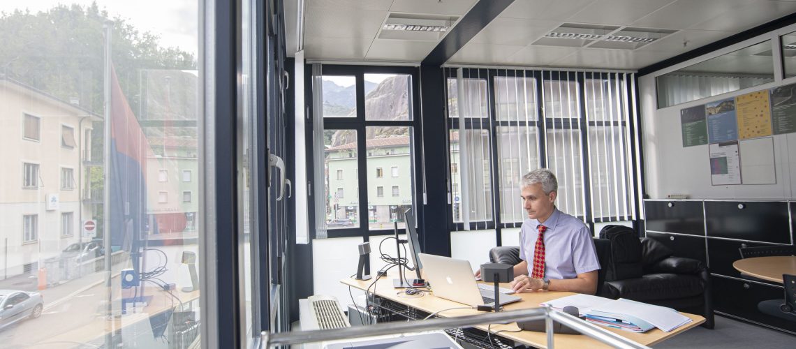 Bellinzona: Davide Robbiani, nuovo Direttore Istituto di Ricerca in Biomedicina IRB. Nella foto Davide Robbiani nuovo direttore IRB. © Keystone-SDA / Ti-Press / Pablo Gianinazzi